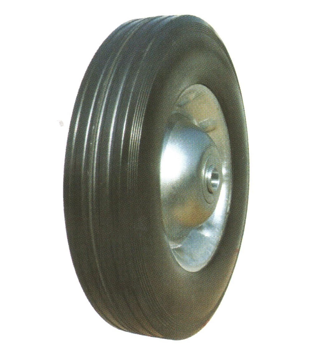 Heavy Duty Solid Rubber Wheel with 10X2.5