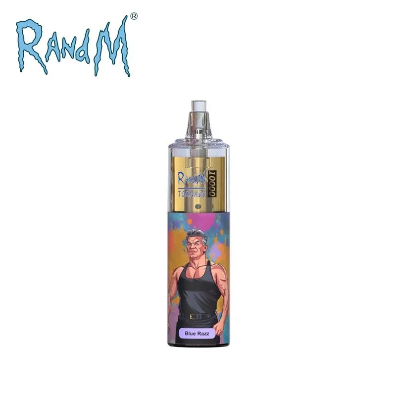 Randm Tornado 10000 puffs filet antenne jetable E cigarette 850 mAh Stylo Vape Pen 10K rechargeable