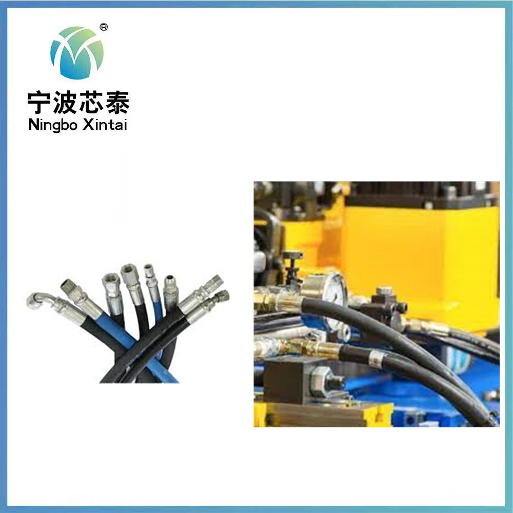 China Supplier OEM ODM 18" X 1/2" Jic, Swivel Female Fittings Hydraulic Hose Assembly