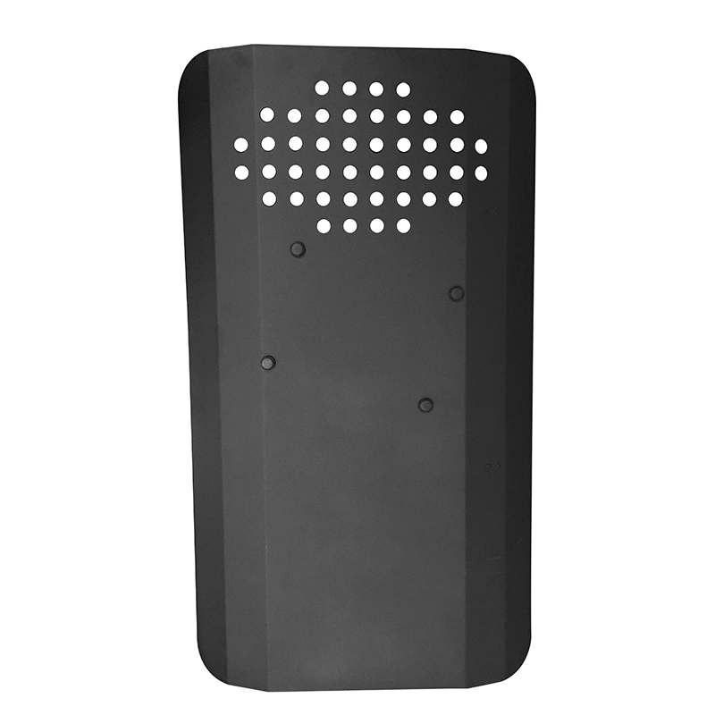 Aluminum Alloy Anti Riot Shield Rectangular Shape with High Impact Heat Resistance