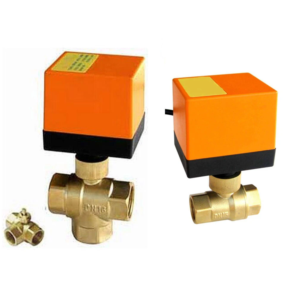 HVAC High Pressure 1inch 12 Volt Electric Ball Valve for Hot/ Chiller Water