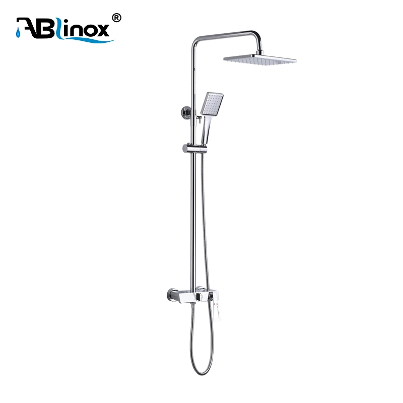 Ablinox fábrica tienen propio taller de fundición de Venta caliente satinado 304 Acero Inoxidable baño ducha caliente y fría del grifo