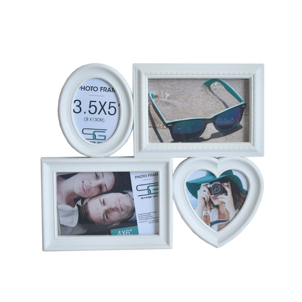 Black Collage Photo Frame with 16 Opening