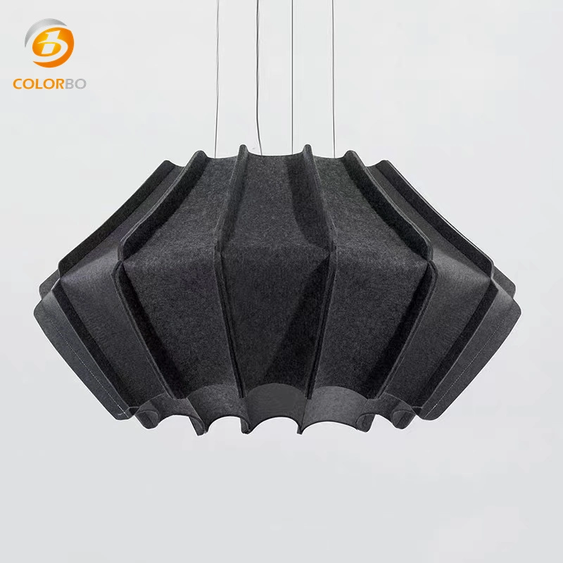 Carton Packed Sound Absorption Home Decorative Lamp Ceiling Felt Lampshade