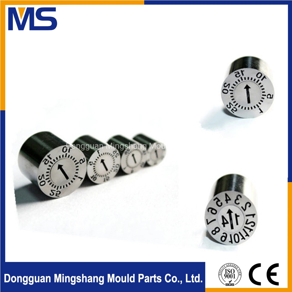 High Quility Details Plastic Injection Mold Dme Date Stamp Pins Double Arrow Steel Mold Date