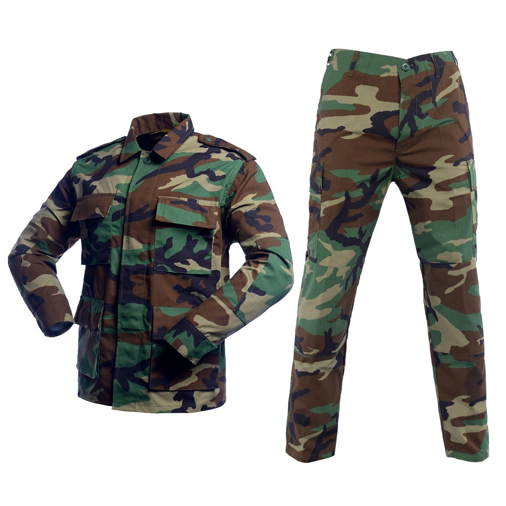 El BDU Long-Sleeve Shirt&amp; pantalones uniformes militares