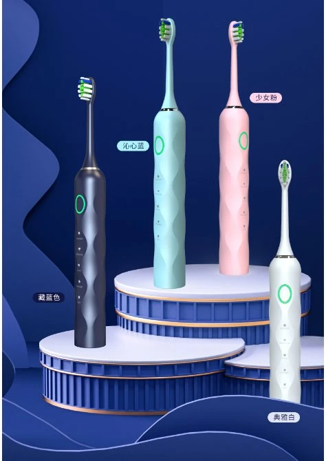 Hot New Product Idea 2023 H8 Pink USB Rechargeable Sonic Toothbrush Electronic Automatic Electric Toothbrush