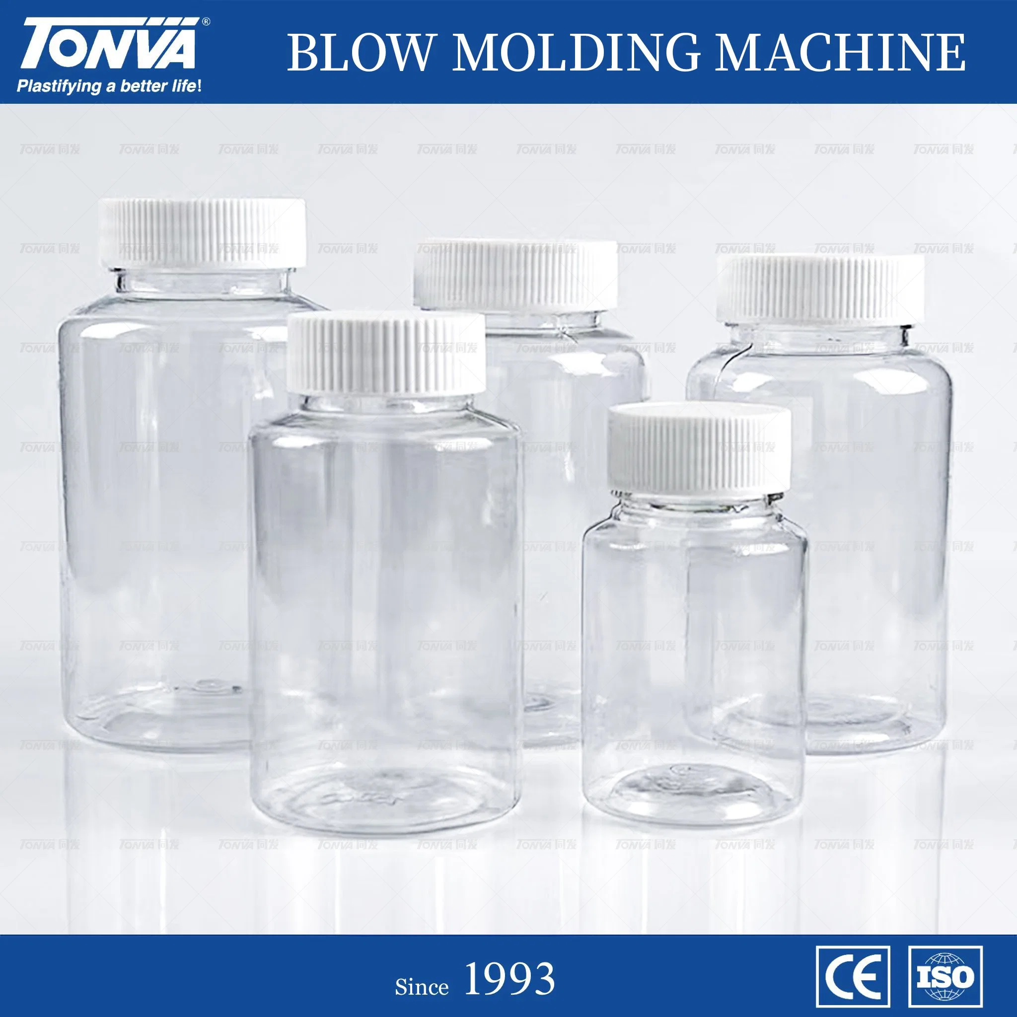 Tonva Automatic Pet Medicine Bottle Blow Molding Making Machine with Production Line