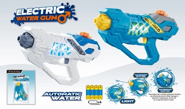 Pistolet à eau électrique pour enfants, pistolets à eau à longue portée pour adultes, pistolet à eau pour adolescents, jouets aquatiques pour la plage et la piscine.