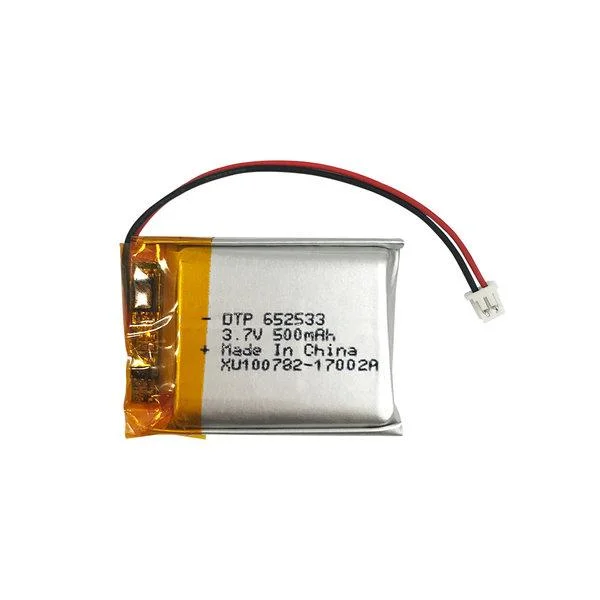 3,7V 500mAh batería de polímero de litio 1,85wh batería de Lipo Ion de litio Batería para Quadcopter