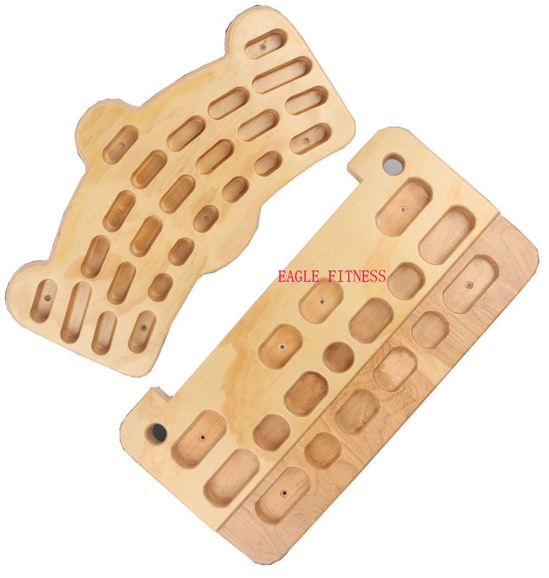 Hangboard Boulder Solid Wood Rock Climbing Finger Strength Training Board