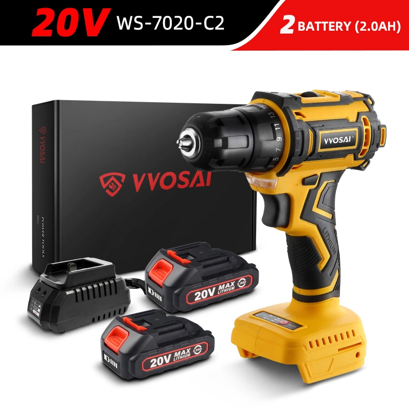 High Satisfaction New Technology Vvosai 20V Battery Rechargeable Electric Screwdriver