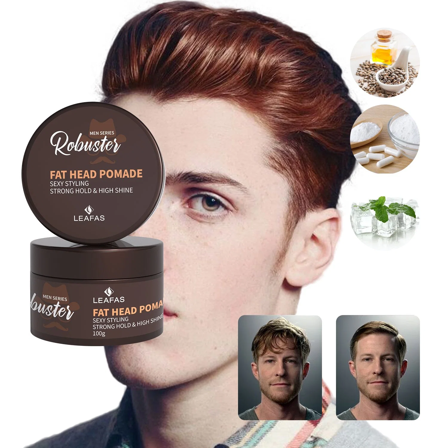 Good Quality Strong Hold Hair Styling Pomade