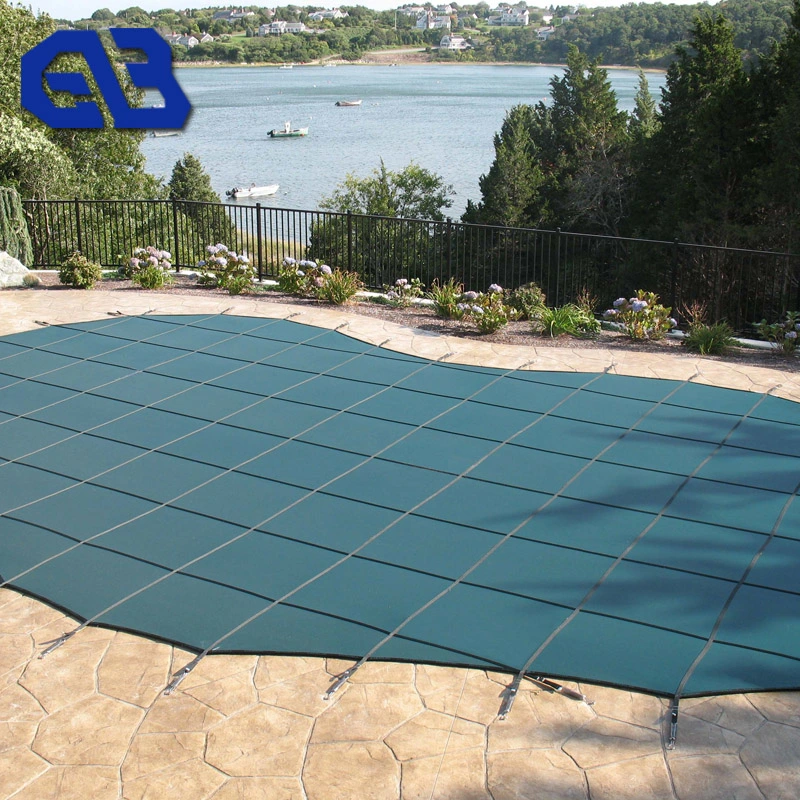 Swimming Pool Covers. Resistant Safety Pool Cover Customized Polypropylene