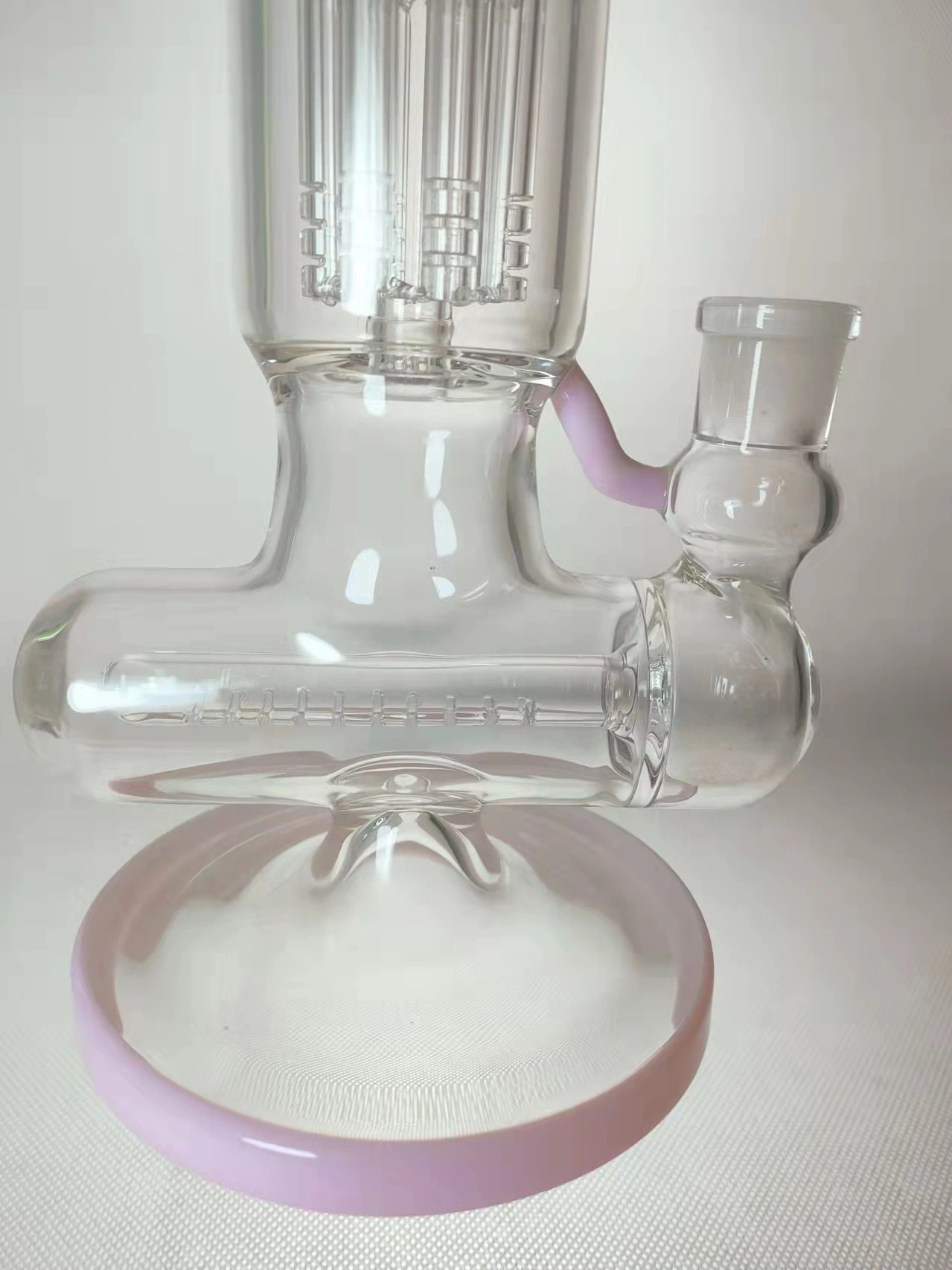 Factory Wholesale/Supplier Glass Water Pipe for Smoking. Wth Tree Percolator and American Color High quality/High cost performance  Glass Smoking Water Pipe Hot- Selling