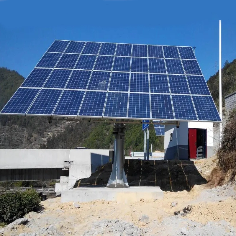 نظام التخزين الشمسي تركيب لوحة الطاقة للتتبع أحادي البلورات النظام