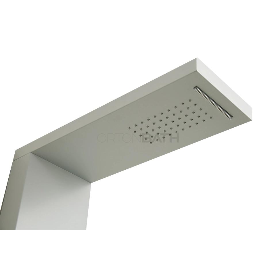 Ortonbath 9.5" chuveiro de chuva 8 jatos de pulverização de dupla função da carroçaria, chuveiro de 5 funções Showerspa Panel