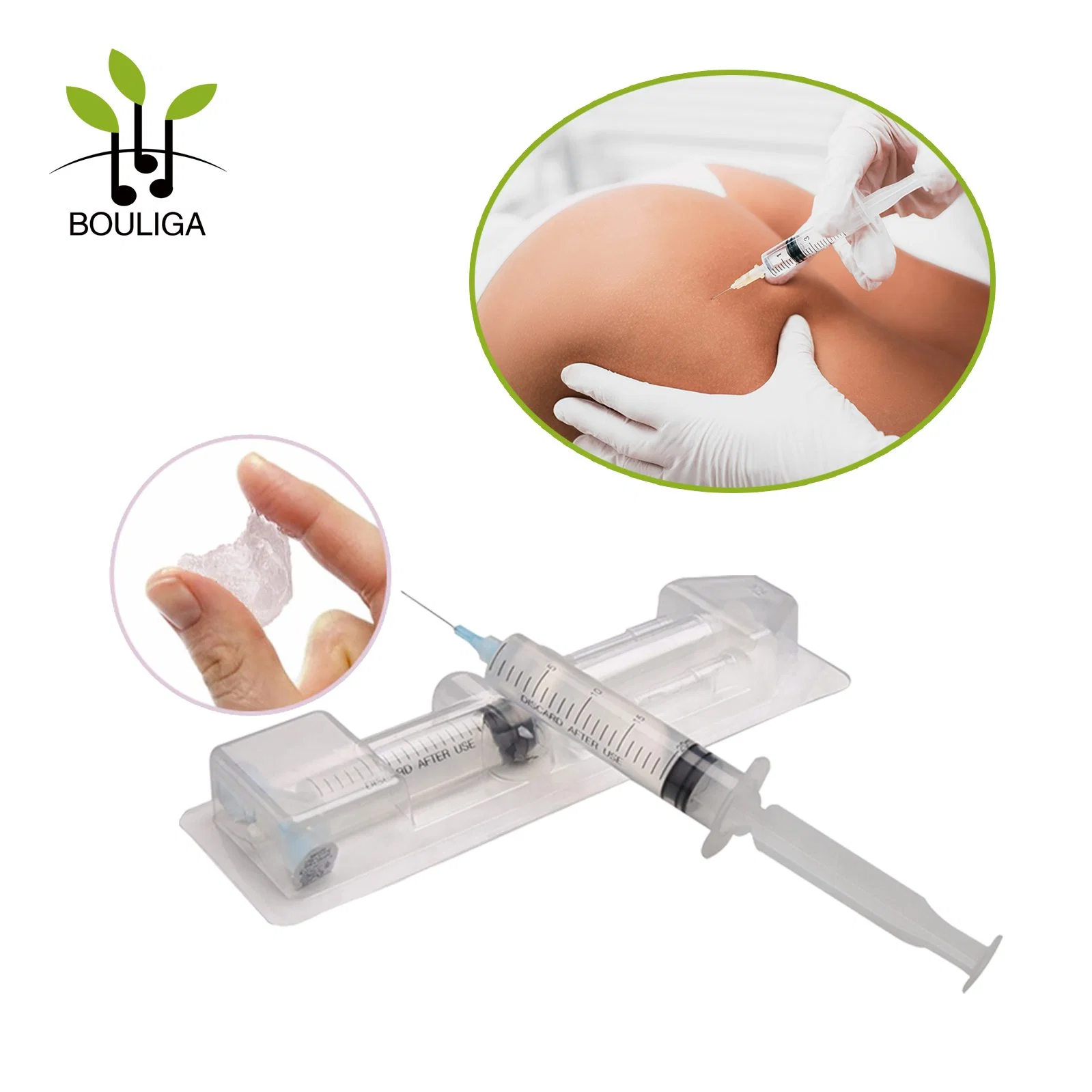 Buttocks Augmentation Injectable Hyaluronic Acid Body Dermal Filler 20ml