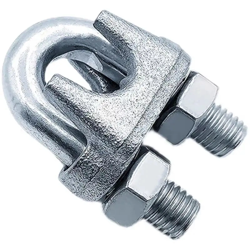 Haute qualité en forme de U en acier galvanisé Wire Rope collier de serrage