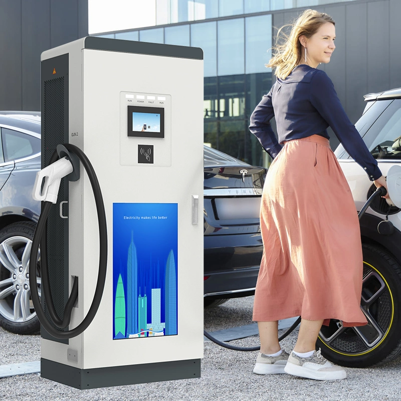 Ocpp 30kw DC EV Fast Charging Station Ground-Mounted European Standard