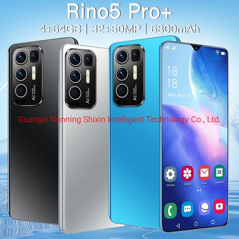 Rino original5PRO Smartphone+ 4/64Gb Celular Smart Phone 4G LTE Face de rede