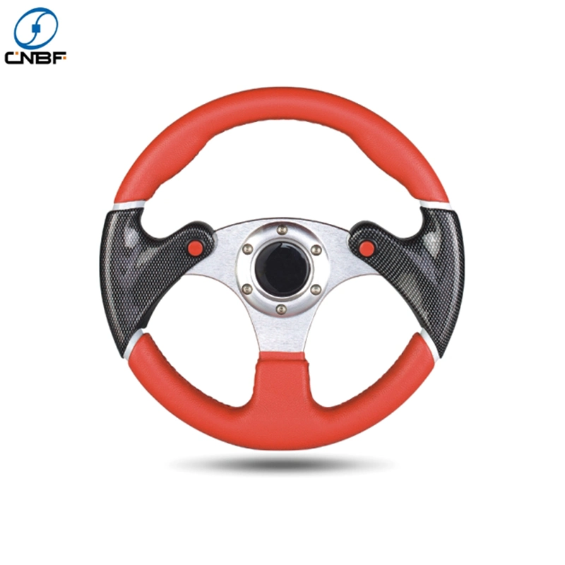 High Quality for Truck Racing Sport Leather Car Steering Wheel with Factory Price