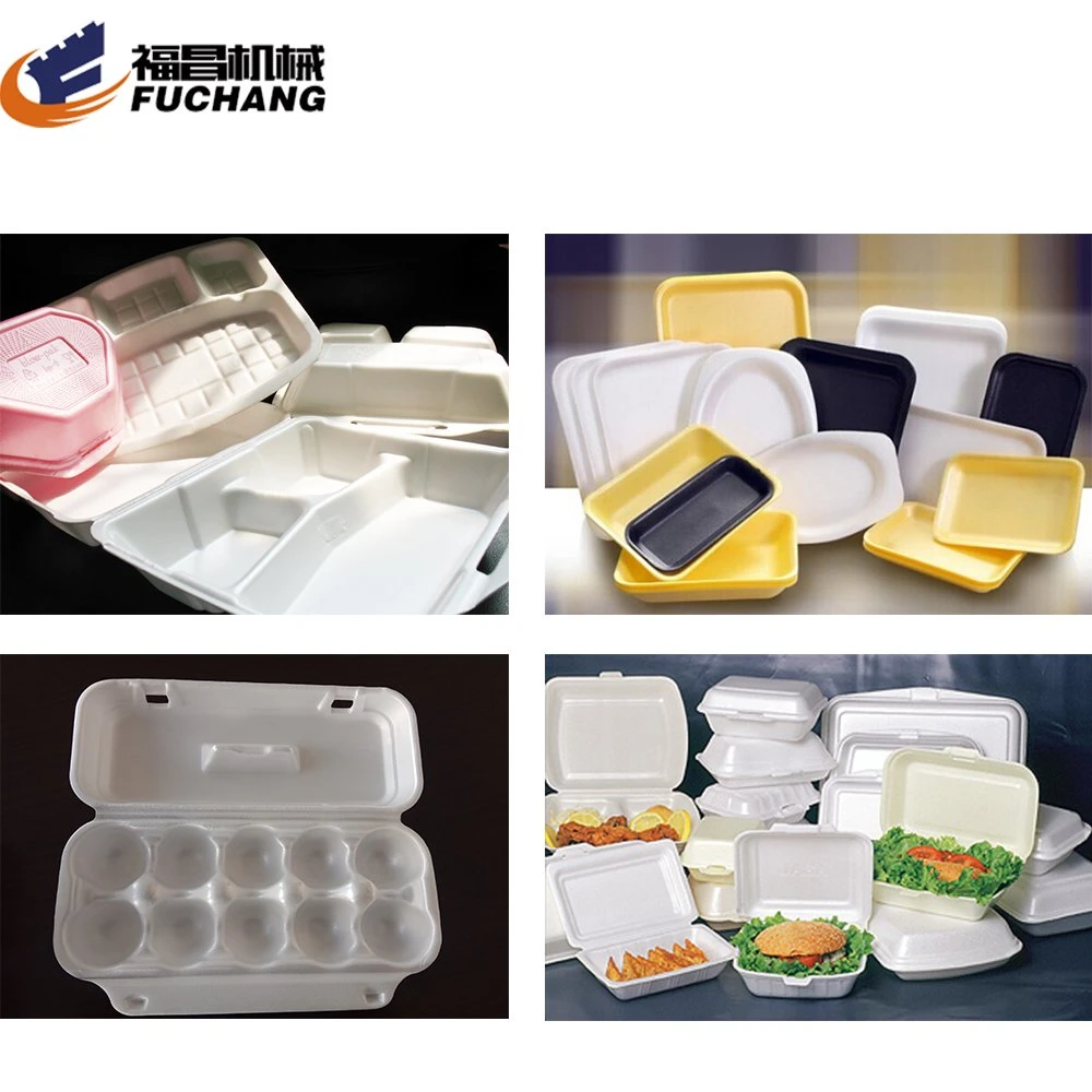 PS Foam Fast Food Lunch Box Container Molding Making Machine