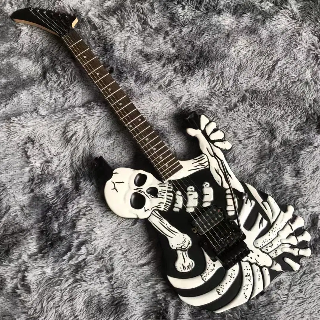 Изготовить на заказ электрическую гитару Grand Skull с отделкой Black Hardware