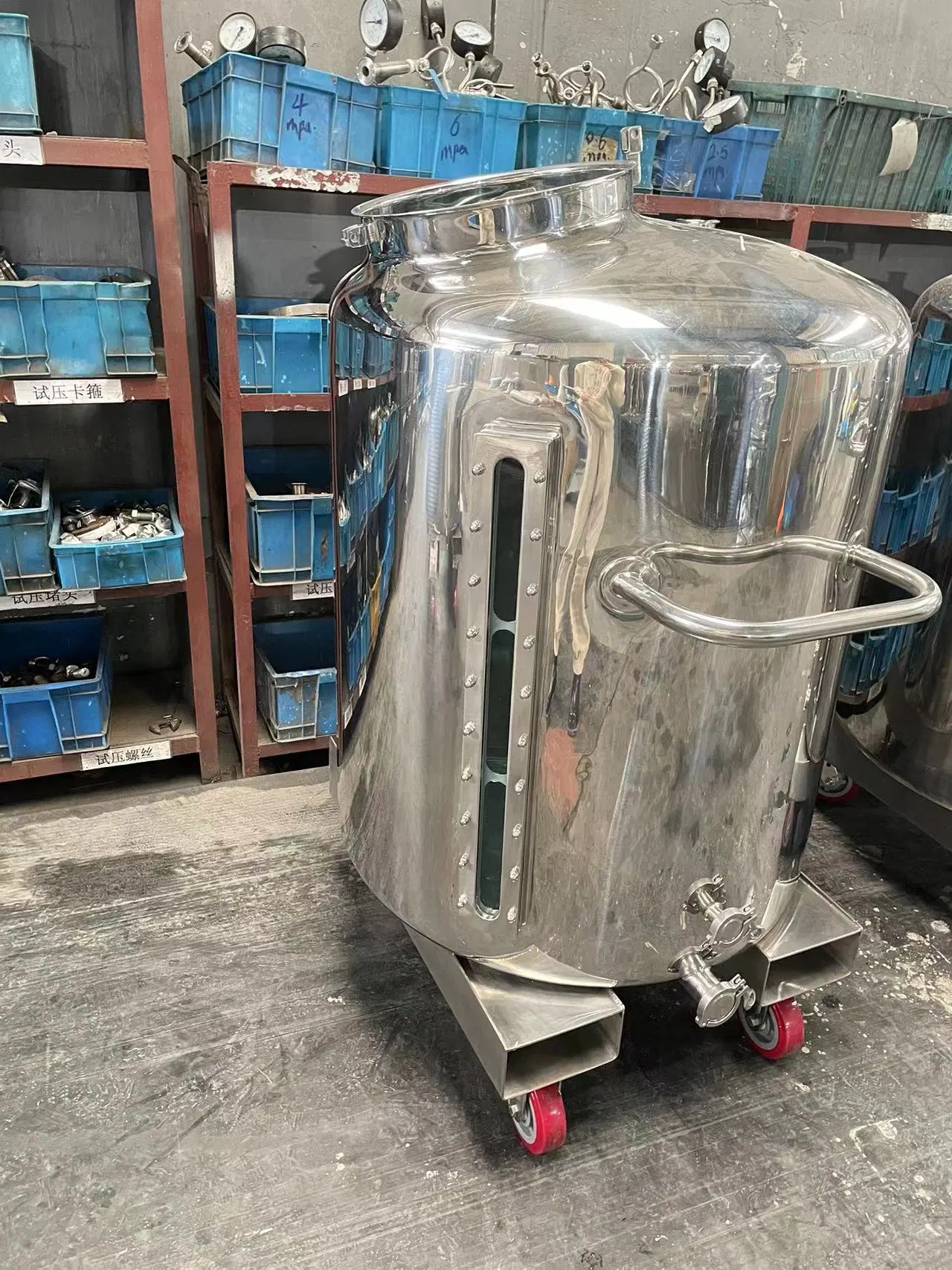 Customized 150L Liquid Dispensing Tank Water Tank Stainless Steel Cold Hot Water Dispenser Part Liquid Storage Tank