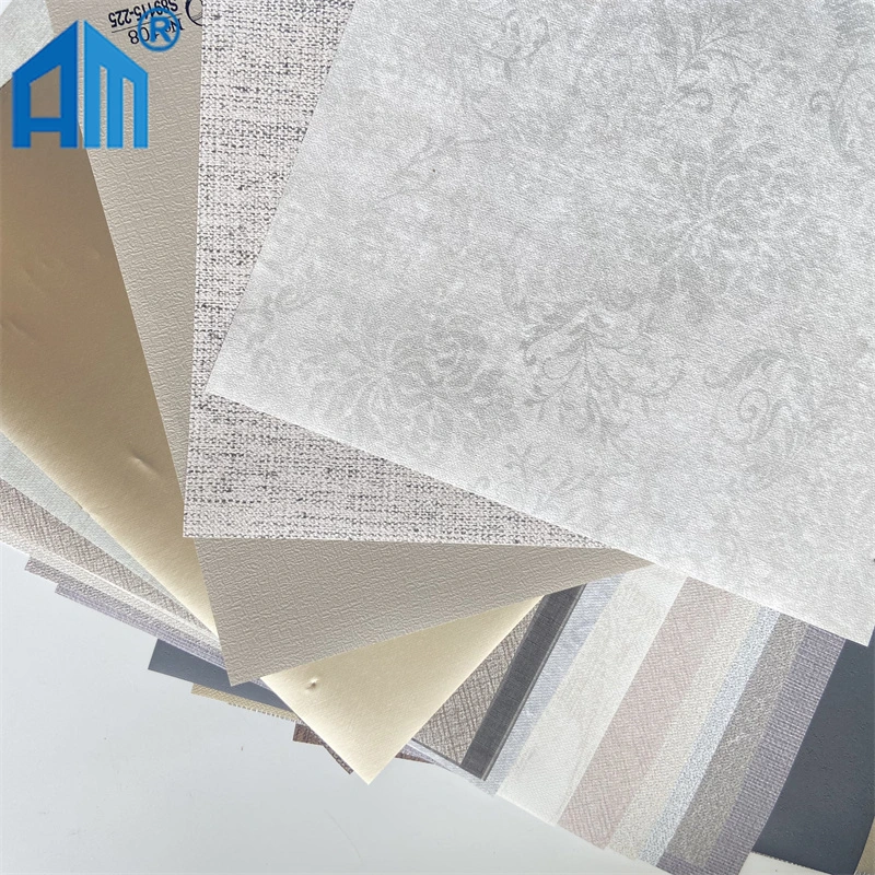 Grey Stone Design PVC Laminate Film Vacuum Membrane Press PVC for Wall Panel for Bedroom