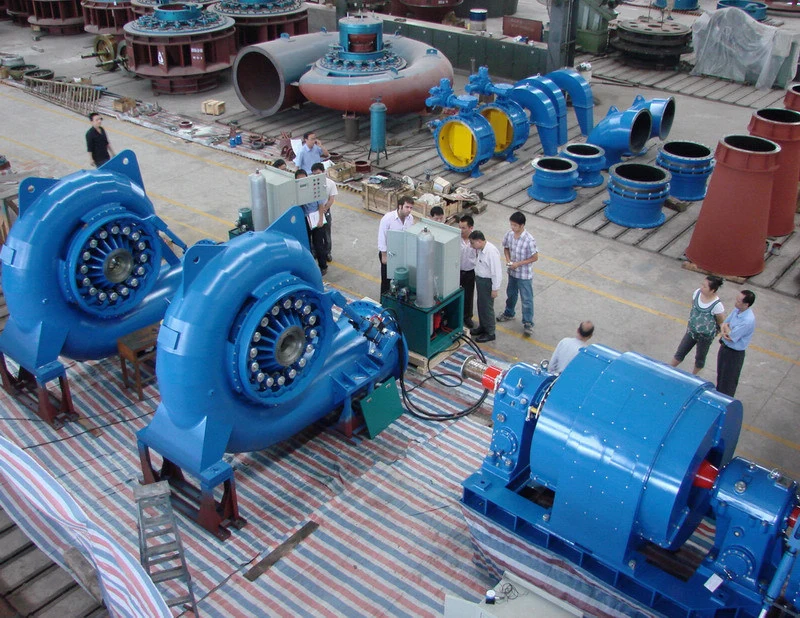 500kw menor ruido generador de turbina de agua para las micro centrales eléctricas