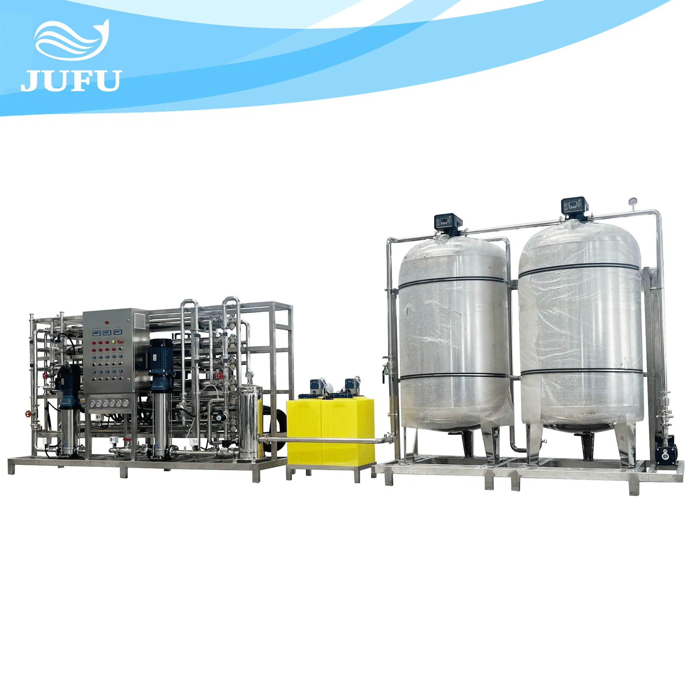 2000L/H Reverse Osmosis Purification Industrial Water Filter RO Treatment System