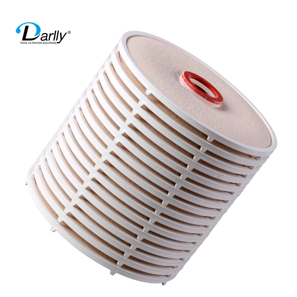 Darlly Lenticular Filters 12 Inches Depth Stack Disc Filter Cartridge Wine / Beer / Edible Oil Polishing Filtration 16 Inches