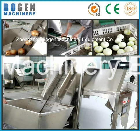 Automatic Onion Peeling Machine with Ce