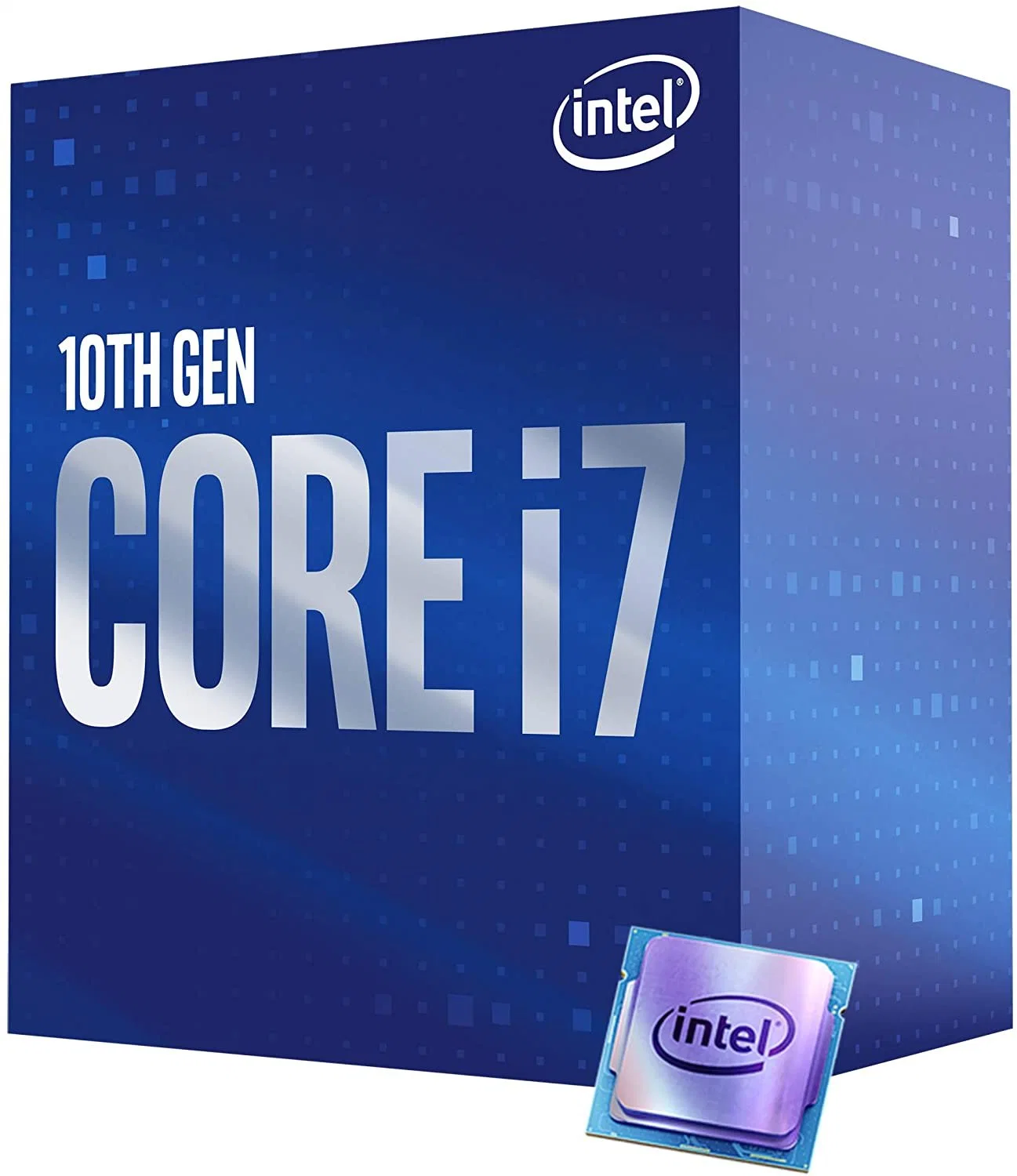 Intel® Core™ i7-10700f Desktop-Prozessor 8 Kerne bis zu 4,8 GHz ohne Prozessor Graphics LGA1200 (Intel® 400 Chipsatz) 65W