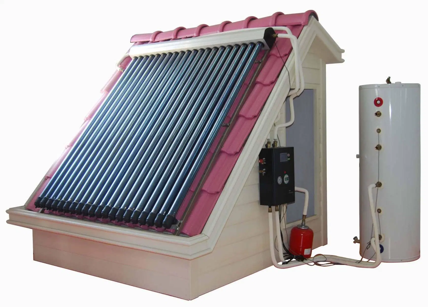 150liter Solar Water Heater System Works by Pump Circulation