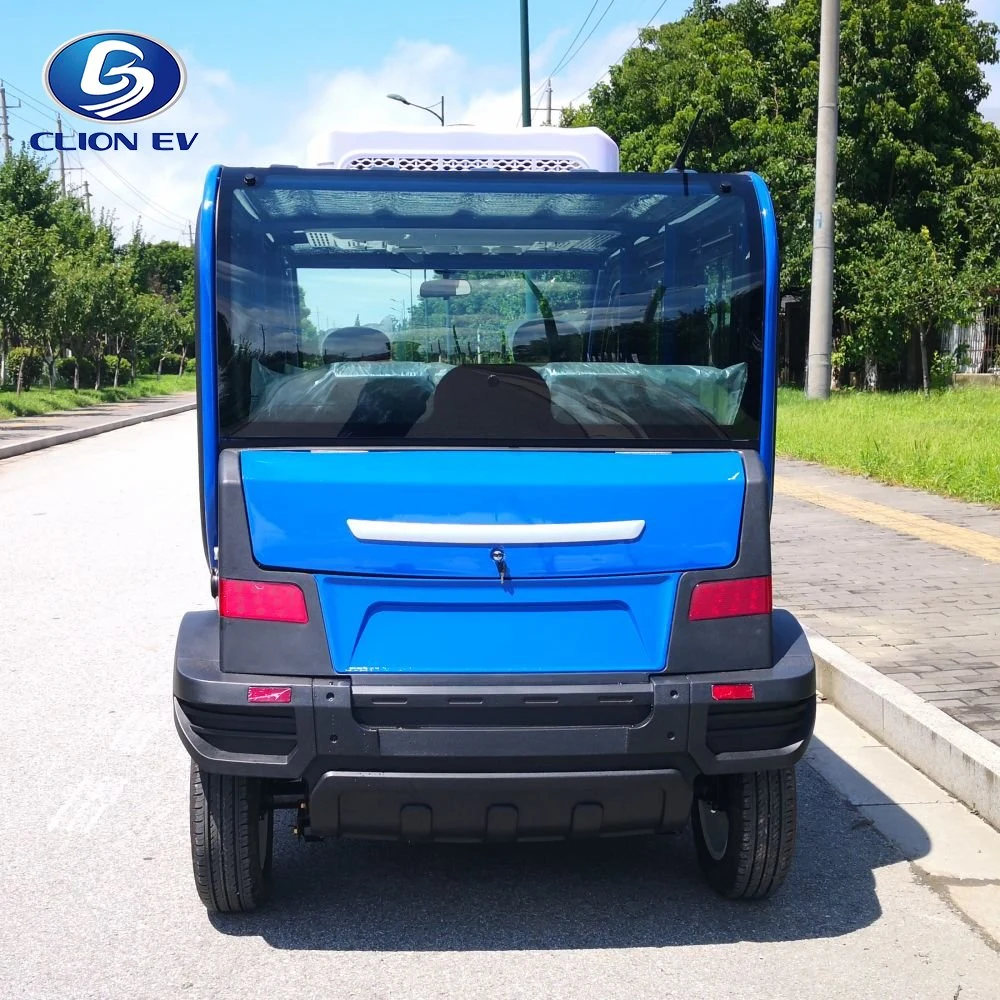 Alimentation en usine petite voiture électrique de patrouille de sécurité AC 6 places