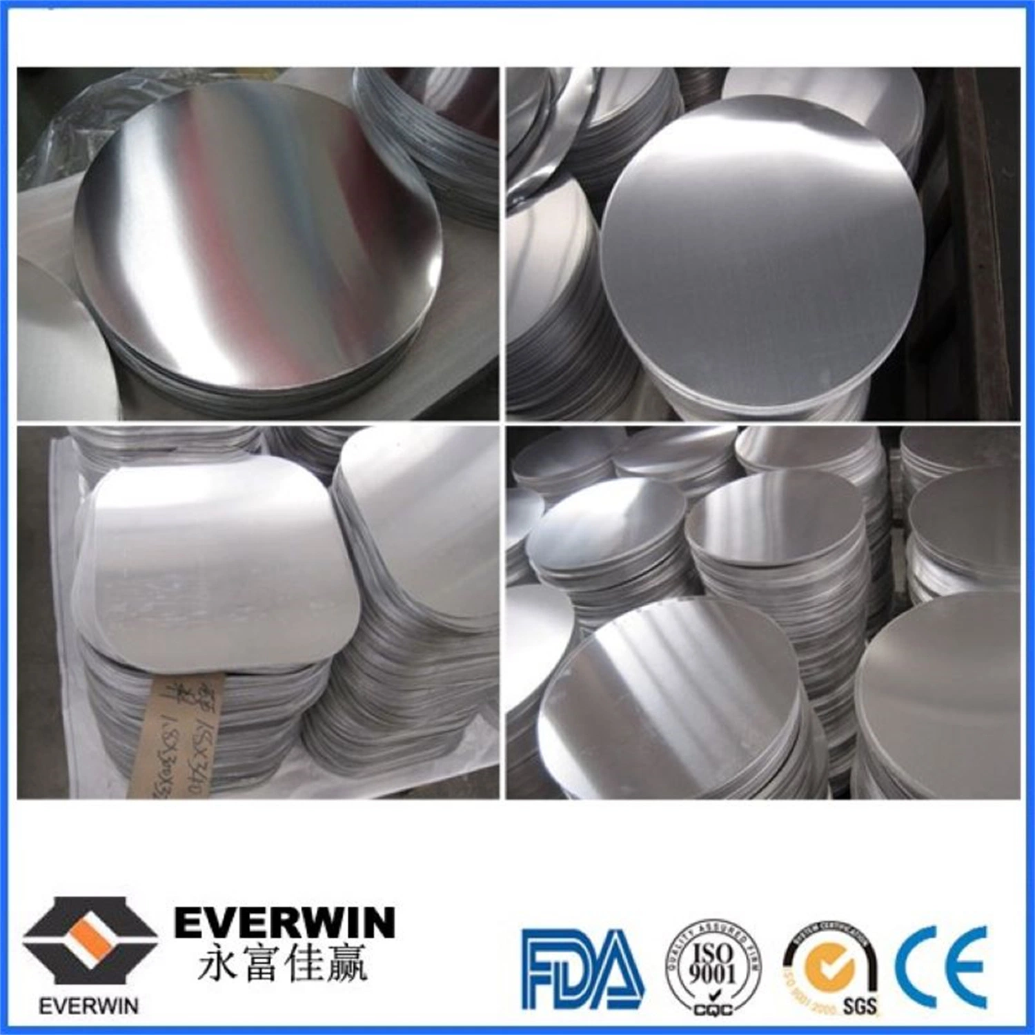 1xxx 3xxx Aluminium Circle with Excellend Ductility for Kitchen Utensils