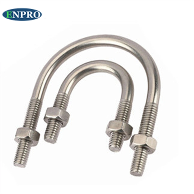 High Strength All Size Stainless Steel SS304 SS316 U Bolts Pipe Clamp