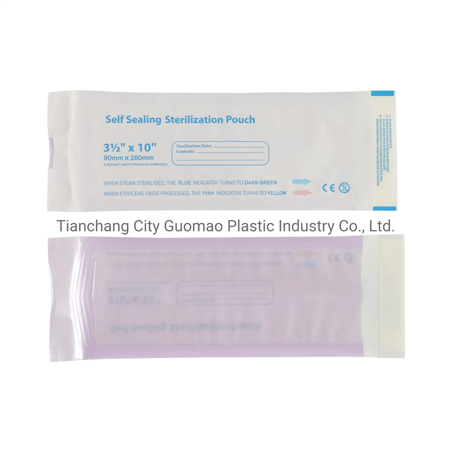 Pouch Self Sterilization Pouch Sterilizer Dental Self Seal Sterilization Pouch Medical Device Packacing Bag