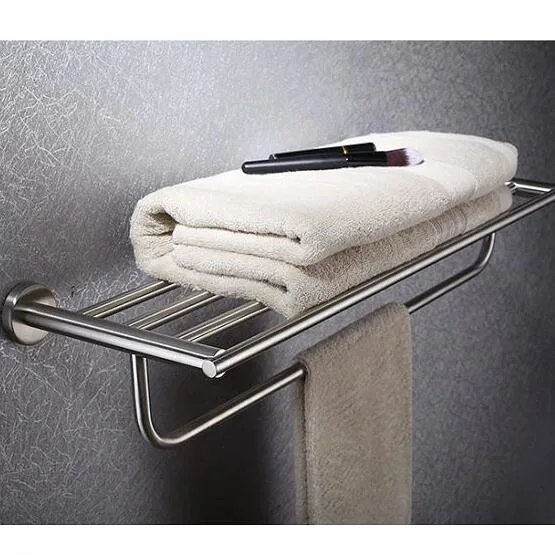 Hotel sus 304 Acero inoxidable Baño Ware toallero Rack