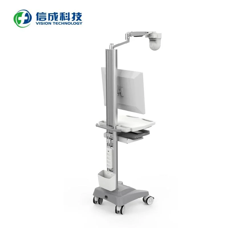 Mobile Equipment Trolley Support Camera Telemedicine Monitoring System in Hospital