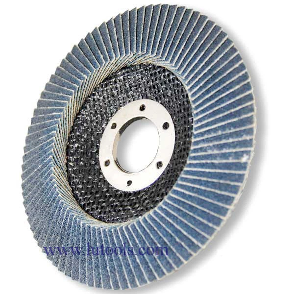 Disco abrasivo Zirconia em aço inoxidável para disco de polimento de metal