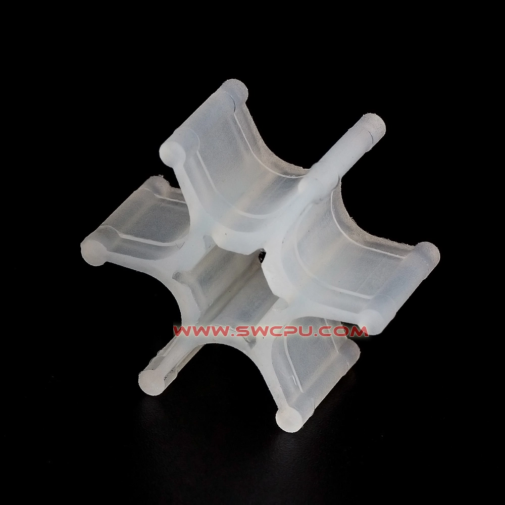 Silicona transparente orilla suave un impulsor de caucho flexible