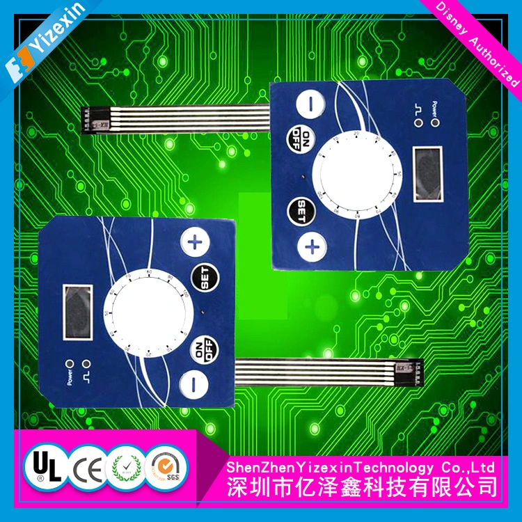 High-Tech Integrated Membrane Switch with 1mm Pitch and Black Transparent Window