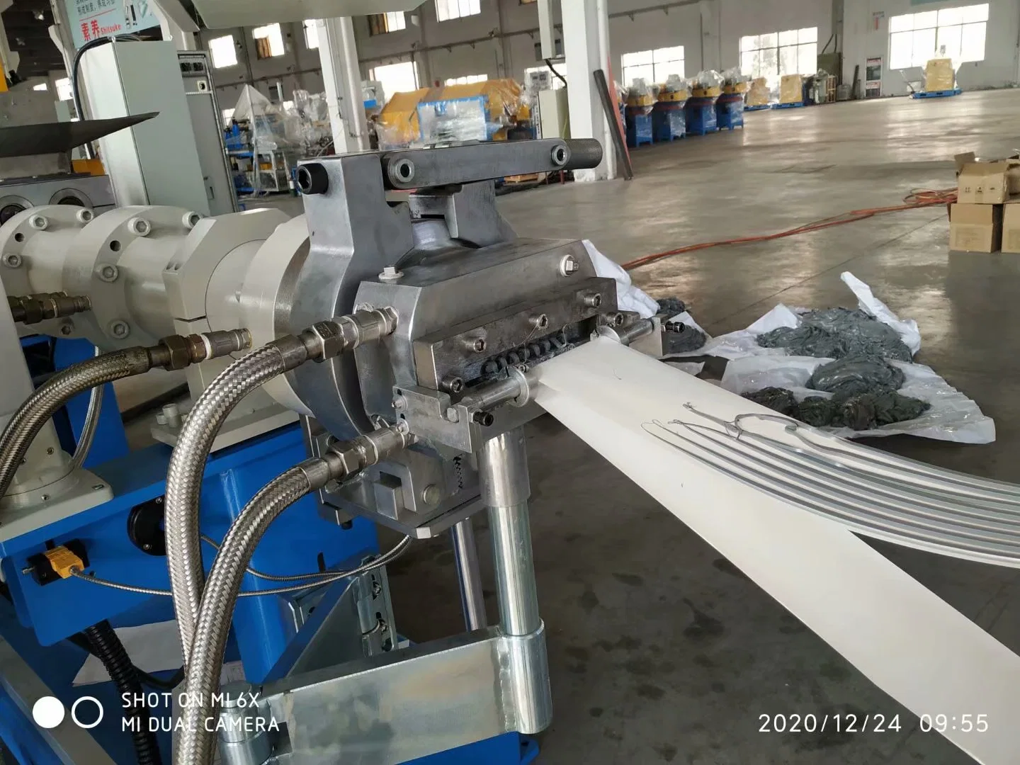 Silicone EPDM NBR Butyl Rubber Hose Sheet Extrusion Machine Production Line