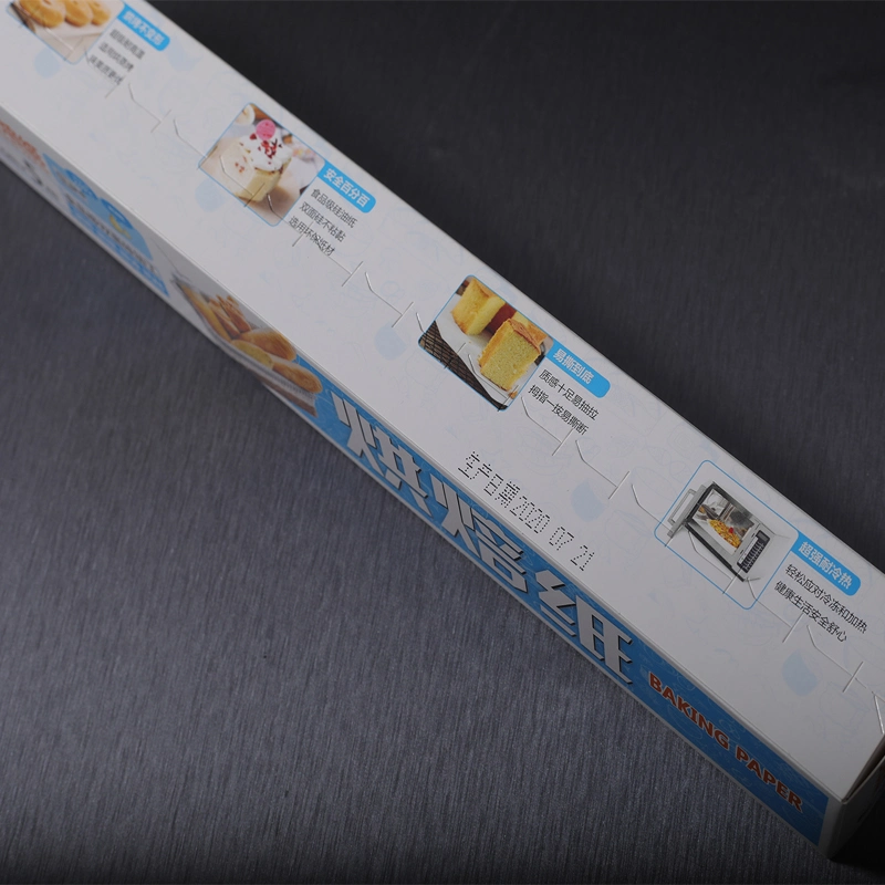 Box with Serrated of Roll Baking Paper