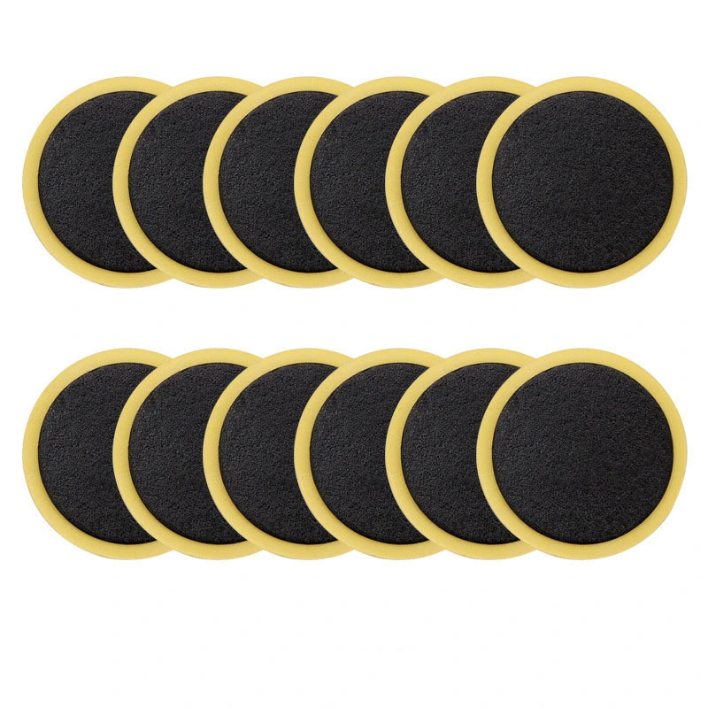 Bicycle Round Foam Non-Glue Tyre Patch Cold Rubber Patch Mountain Bike Road Car Tyre Skid Bar Portable