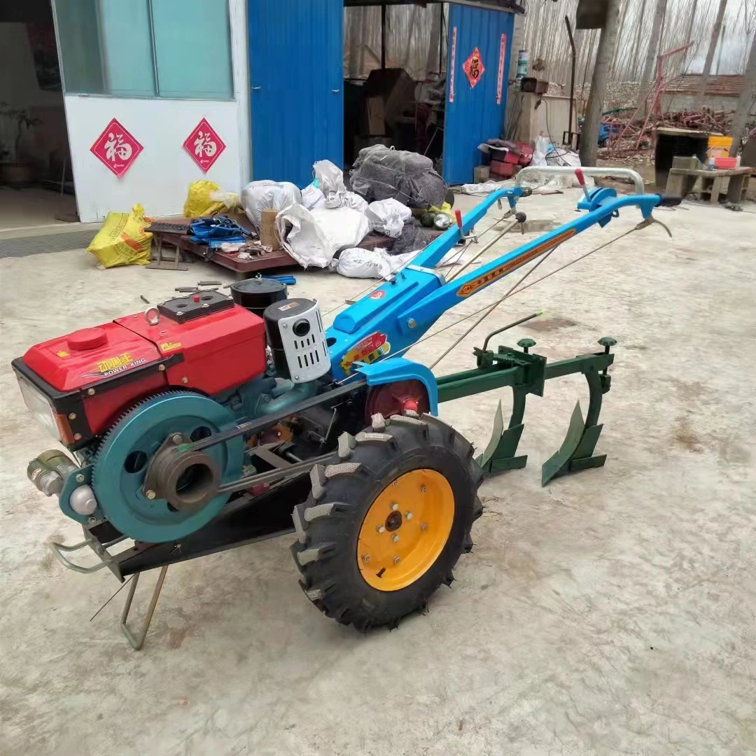 12HP 15HP 18HP Diesel Engine Power Tiller Motocultor Cultivator Two Wheel Walking Tractor for Sell