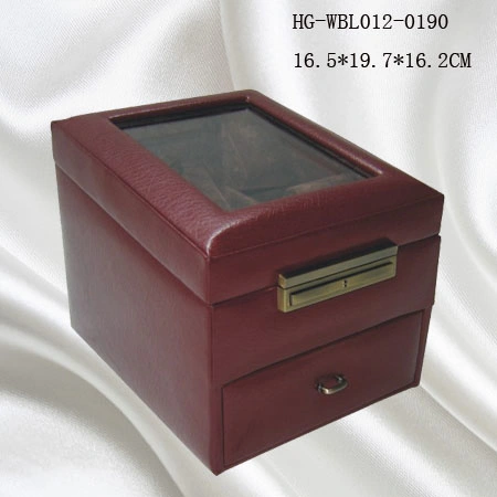 Wholesale/Supplier Luxury High quality/High cost performance  Square Watch Box Double Layer